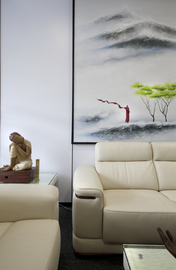 嬰童產(chǎn)品董事長辦公室沙發(fā)區(qū)設計效果圖