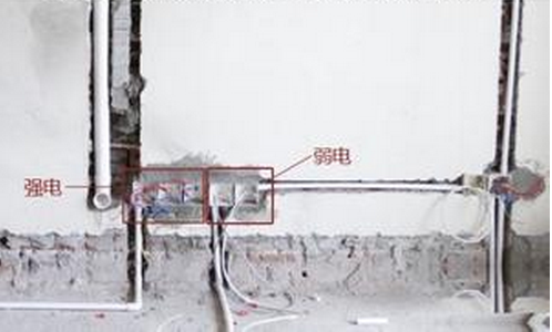強電、弱電分路走