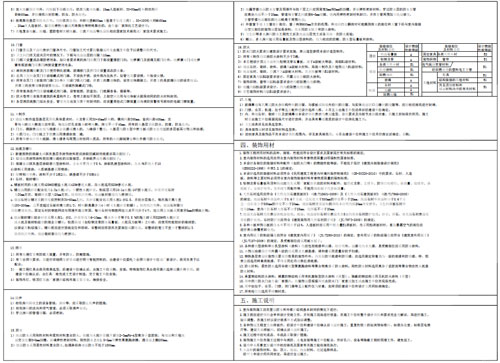 某寫字樓四十七層室內(nèi)裝飾施工圖施工圖設(shè)計(jì)說(shuō)明第二頁(yè)