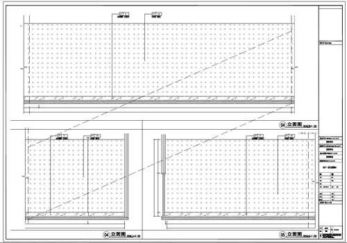 商場(chǎng)深化設(shè)計(jì)施工圖負(fù)一層立面圖04-05
