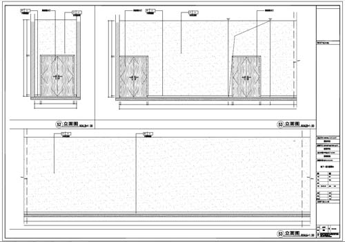 商場(chǎng)深化設(shè)計(jì)施工圖負(fù)一層立面圖52-23