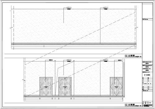商場(chǎng)深化設(shè)計(jì)施工圖負(fù)一層立面圖53