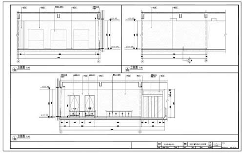 青少年活動中心深化設計施工圖二層C區(qū)童玩區(qū)4/5/6立面圖