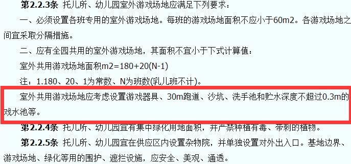 托兒所、幼兒園建筑設(shè)計規(guī)范截圖