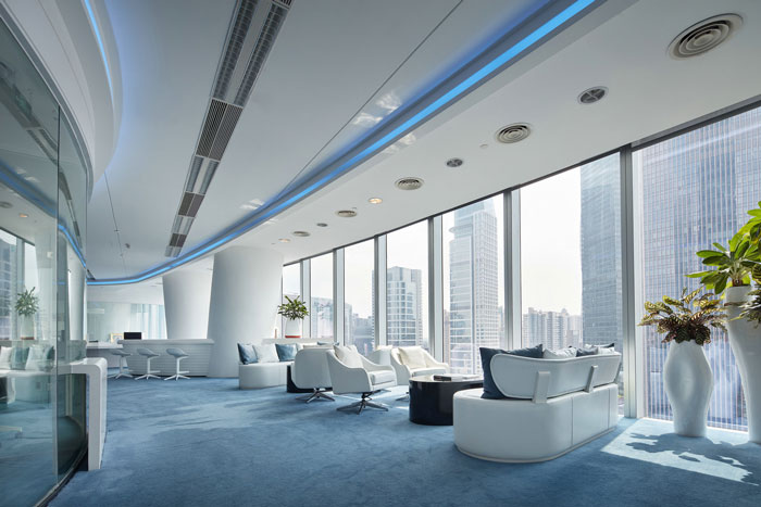 企業(yè)辦公室接待區(qū)裝修設(shè)計(jì)效果圖